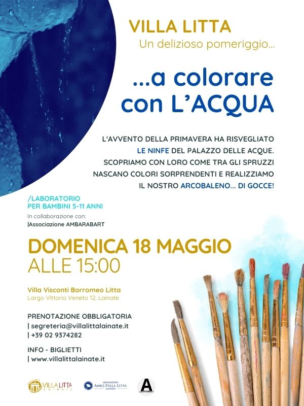 UN DELIZIOSO POMERIGGIO A... COLORARE CON  L'ACQUA